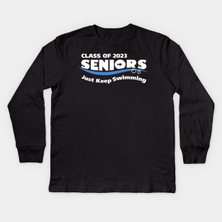 Senior 2023. Class of 2023 Graduate. Kids Long Sleeve T-Shirt